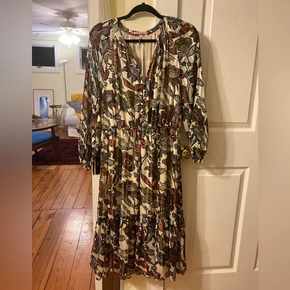 scotch and soda printed satin dress Printed Satin Dress by Scotch & Soda